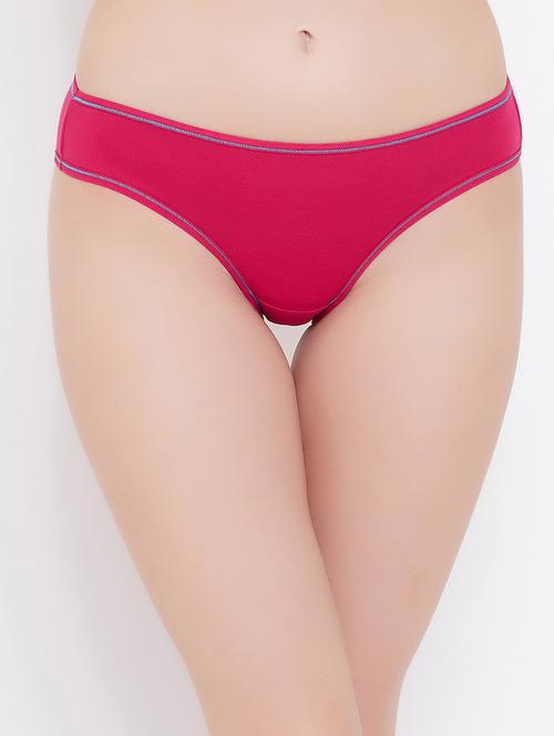 mid rise solid hipster panty - 16628095 - Very Small Image - 1