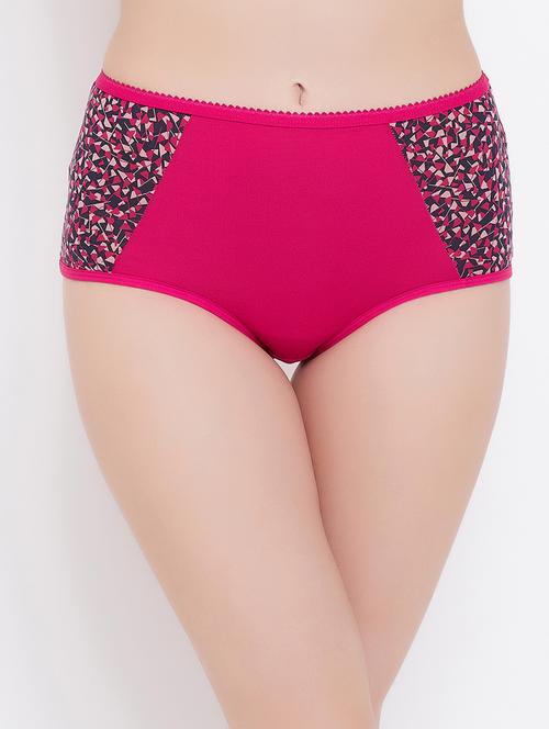 high rise graphic print hipster panty - 16628118 - Very Small Image - 1
