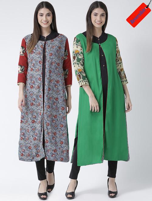 printed combo jacket - 16629724 - Very Small Image - 1