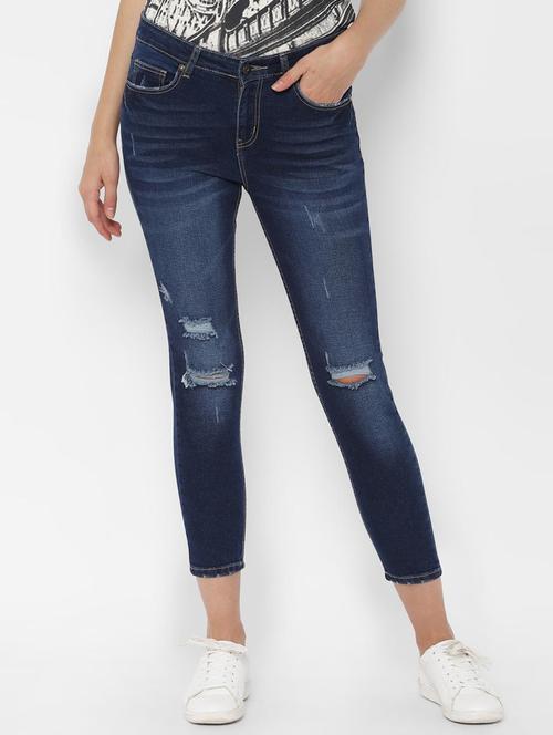 high rise distressed jean - 16630135 - Very Small Image - 1