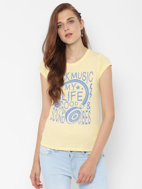crew neck quirky print tee - 16630265 - Very Small Image - 1