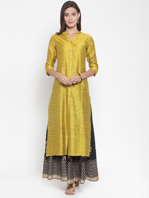 solid kurta skirt set - 16630313 - Very Small Image - 1