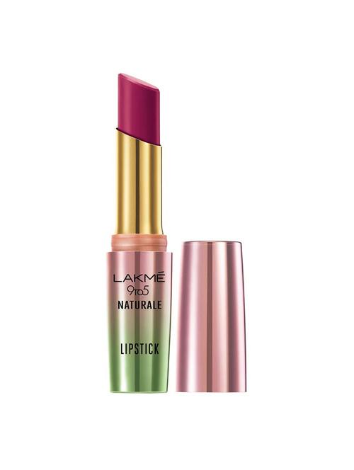 lakme 9to5 naturale matte lipstick, sugar plum np12, 3.6 g - 16630895 - Very Small Image - 1