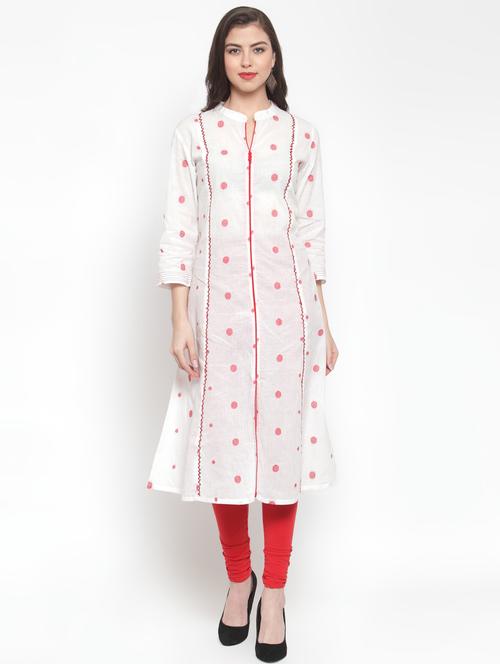 printed straight kurta - 16631619 - Very Small Image - 1