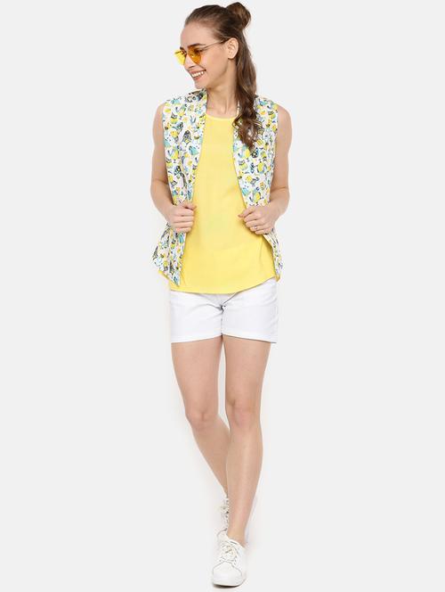 lapel neck quirky print jacket - 16632065 - Very Small Image - 1
