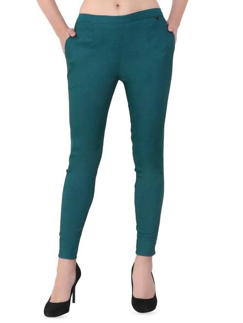 high rise solid trouser - 16633492 - Very Small Image - 1