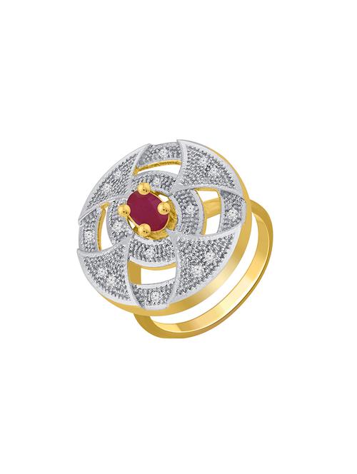 gold brass finger ring - 16634773 - Very Small Image - 1