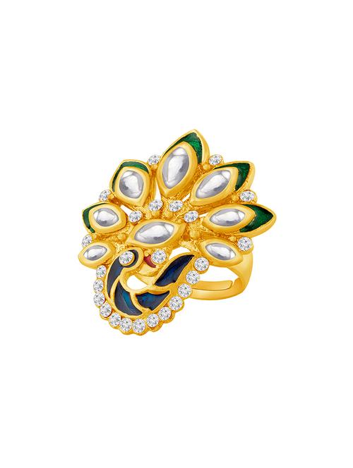 gold metal finger ring - 16634783 - Very Small Image - 1