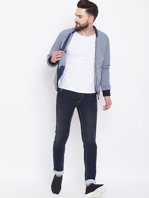 light blue checkered bomber jacket - 16640458 - Very Small Image - 1