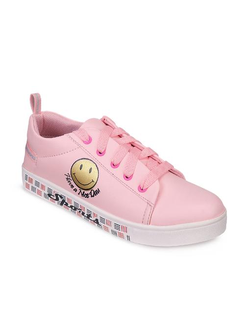 pink lace-up sneakers - 16640522 - Very Small Image - 1