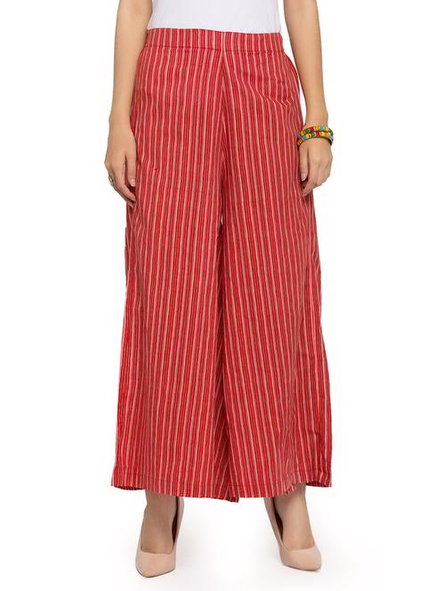 high rise striped palazzo - 16641496 - Very Small Image - 1