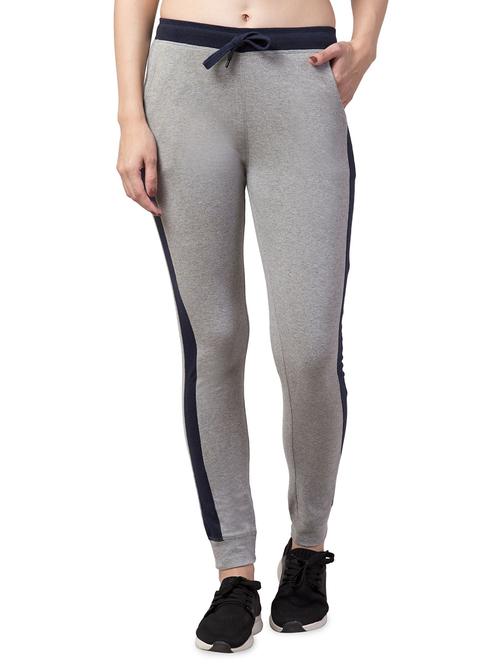 drawstring waist color block track pant - 16642694 - Very Small Image - 1