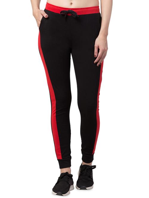 drawstring waist color block track pant - 16642695 - Very Small Image - 1
