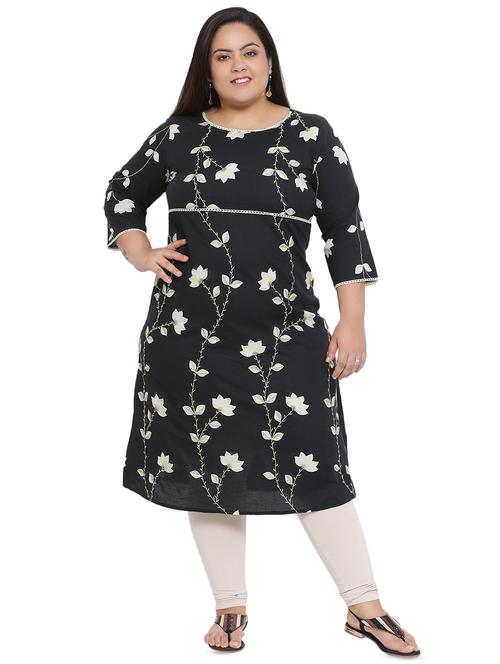 floral printed a-line kurta - 16642936 - Very Small Image - 1