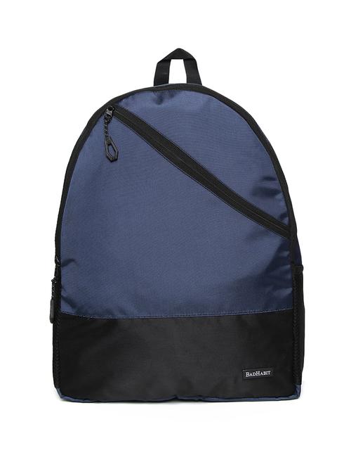 blue & black polyester backpack - 16643210 - Very Small Image - 1