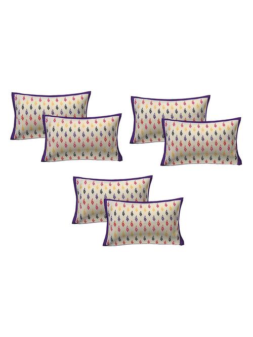 cotton ptinted pillow covers 3 sets (6 pieces) - 16643278 - Very Small Image - 1