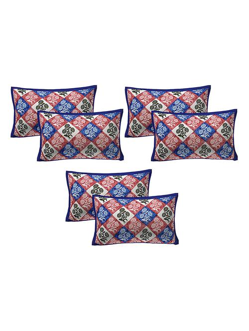 cotton ptinted pillow covers 3 sets (6 pieces) - 16643287 - Very Small Image - 1