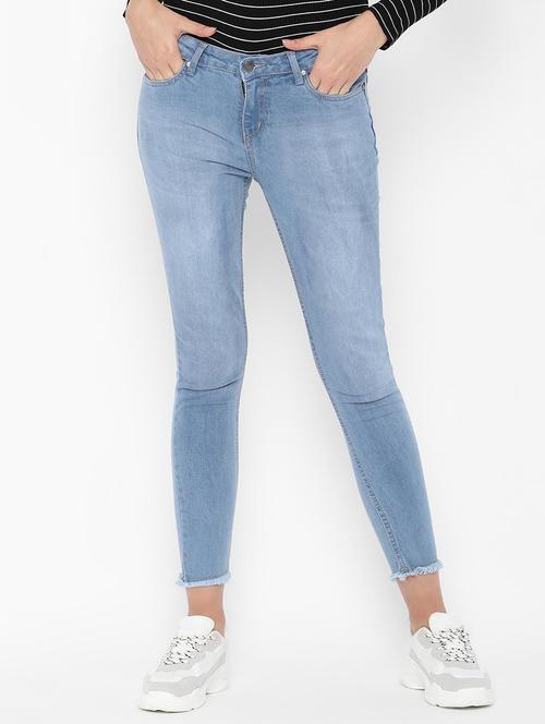 high rise stone washed jeans - 16644763 - Very Small Image - 1