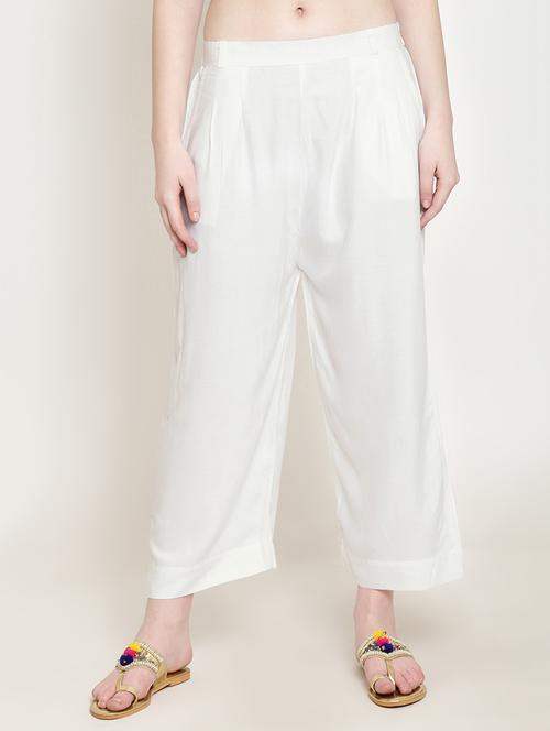 solid straight palazzo - 16645031 - Very Small Image - 1