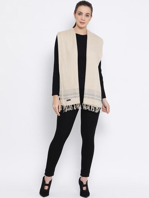 solid wool stole - 16645181 - Very Small Image - 1