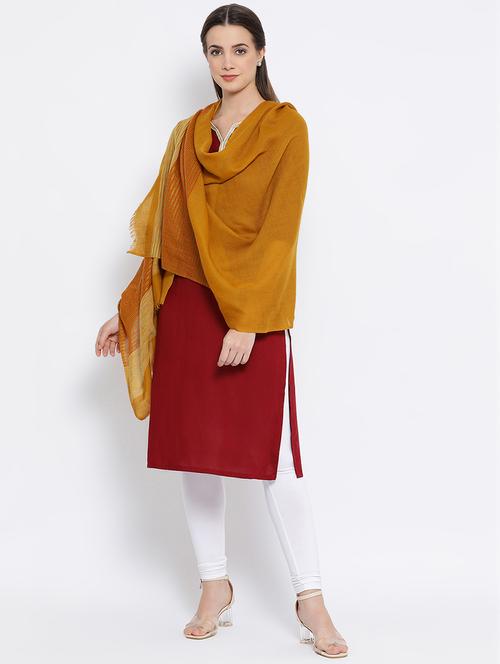 solid wool stole - 16645200 - Very Small Image - 1