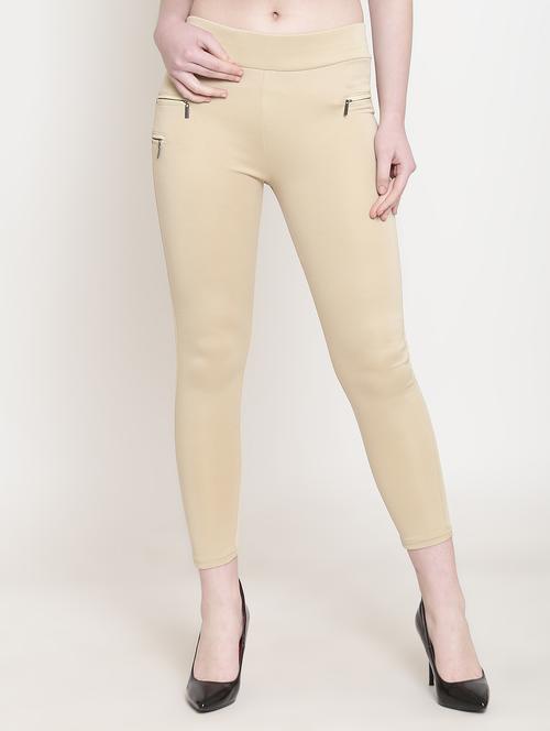 high rise solid jeggings - 16645324 - Very Small Image - 1