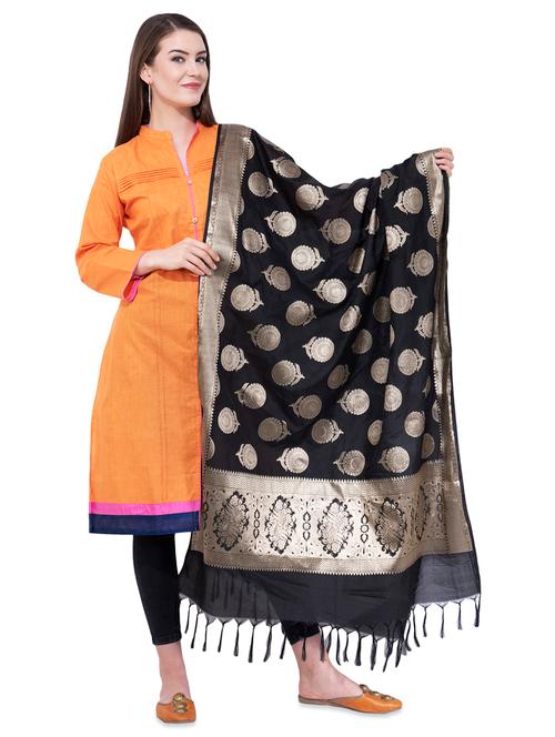 floral printed dupatta - 16645550 - Very Small Image - 1