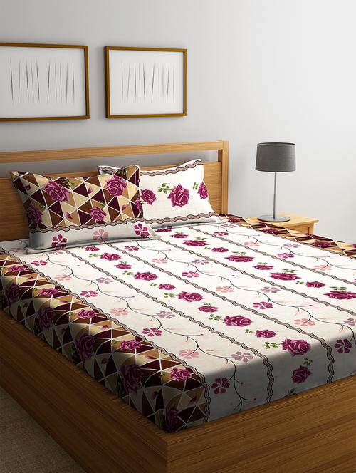 double bedsheet with 2 pillow covers - 16646113 - Very Small Image - 1