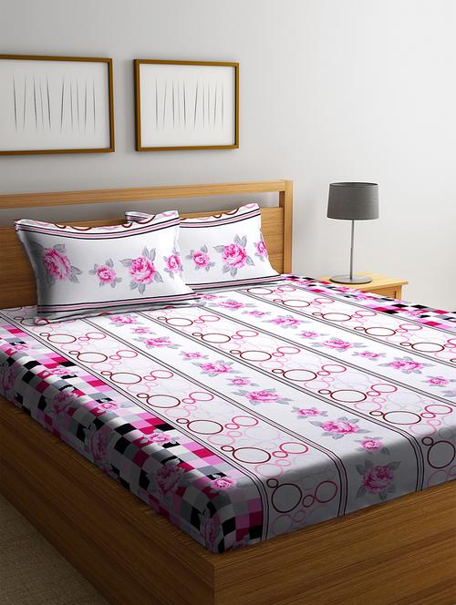 double bedsheet with 2 pillow covers - 16646116 - Very Small Image - 1