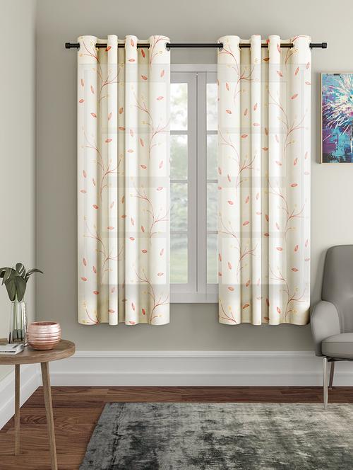embroidery sheer window curtain - 16646202 - Very Small Image - 1
