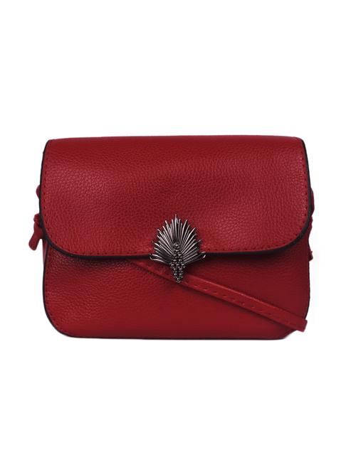 red leatherette (pu) sling bag - 16646765 - Very Small Image - 1