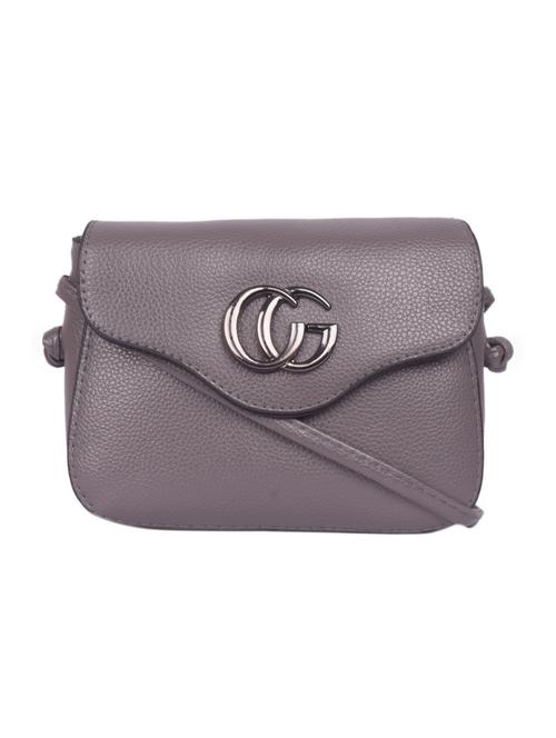 grey leatherette (pu) sling bag - 16646780 - Very Small Image - 1