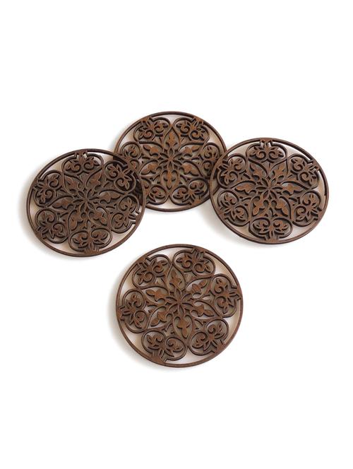 wooden coaster set of 4 - 16646857 - Very Small Image - 1