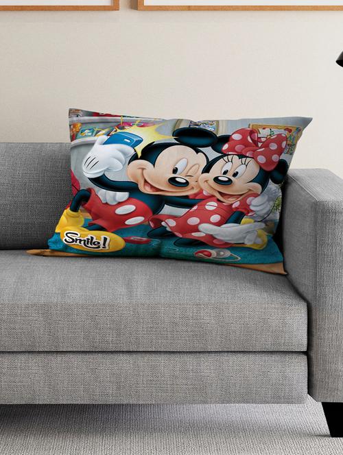 filled cushion cover with zipper closure. - 16648620 - Very Small Image - 1