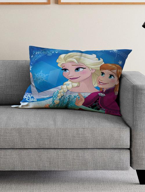 frozen filled cushion cover with zipper closure. - 16648630 - Very Small Image - 1