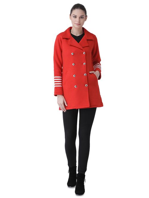 contrast stripe coatigan jacket - 16649481 - Very Small Image - 1