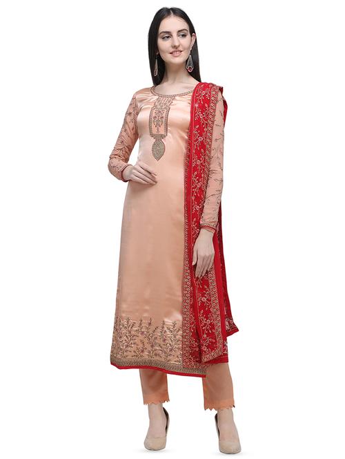 embroidered unstitched suit - 16649613 - Very Small Image - 1