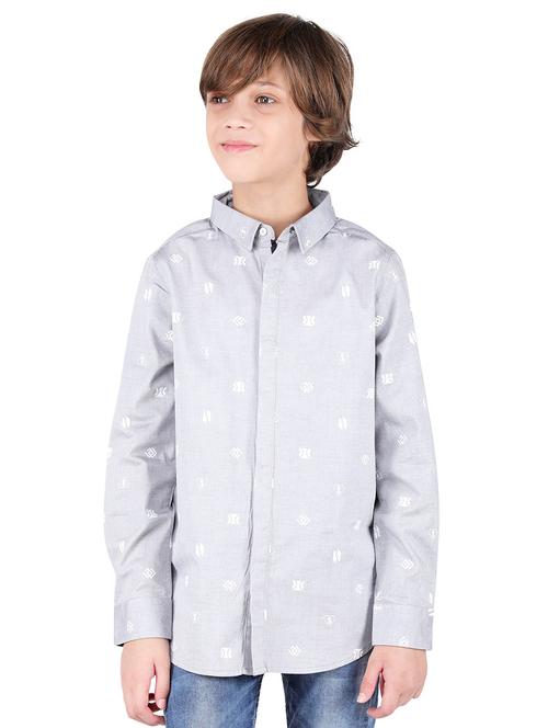 grey cotton shirt - 16650655 - Very Small Image - 1