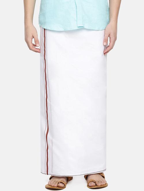 white solid lungi - 16650855 - Very Small Image - 1