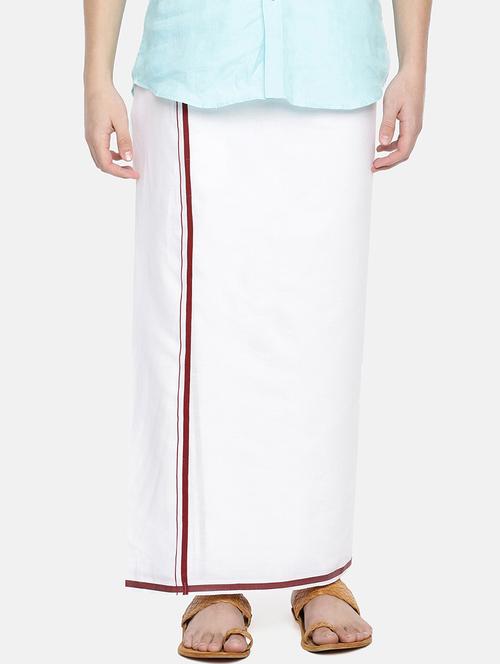 white solid lungi - 16650863 - Very Small Image - 1