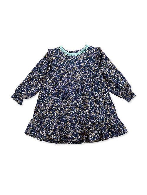 blue viscose frock - 16651230 - Very Small Image - 1