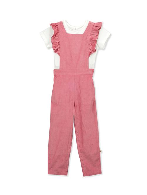 red corduroy dungarees jump suit - 16655753 - Very Small Image - 1