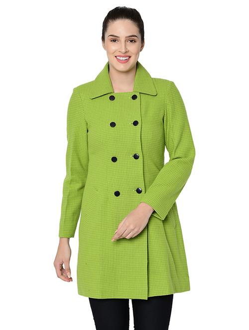 lapel neck wool trench coat - 16657629 - Very Small Image - 1