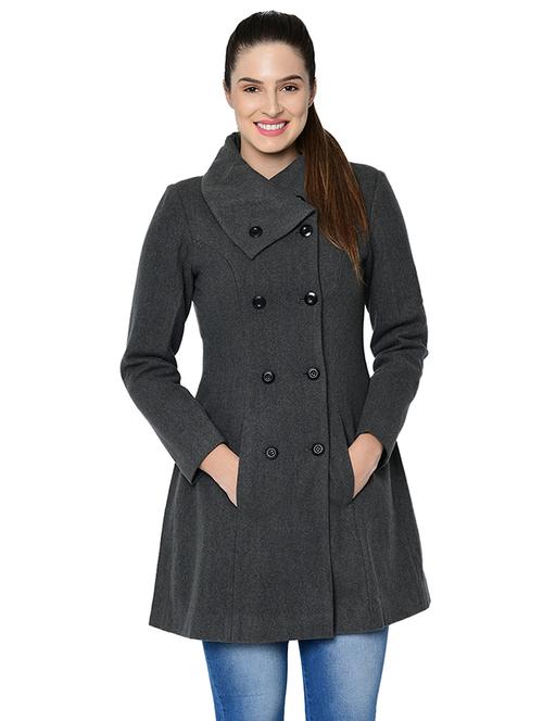 lapel neck pocket detail overcoat - 16657670 - Very Small Image - 1