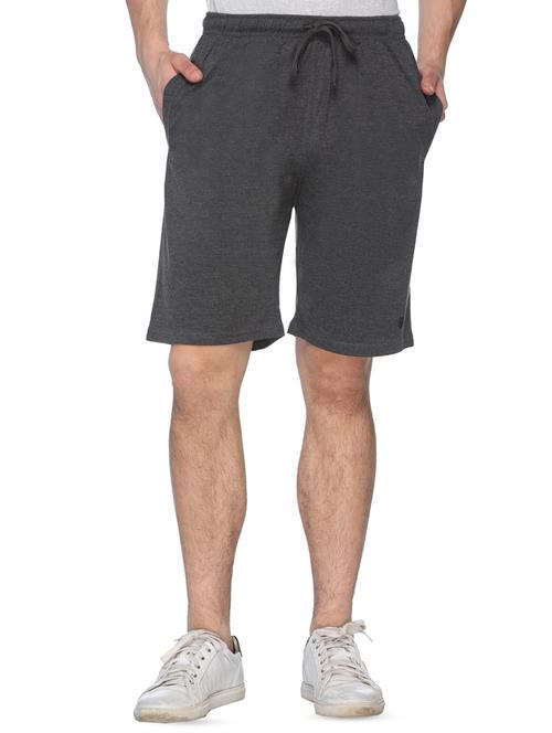grey solid shorts - 16658193 - Very Small Image - 1