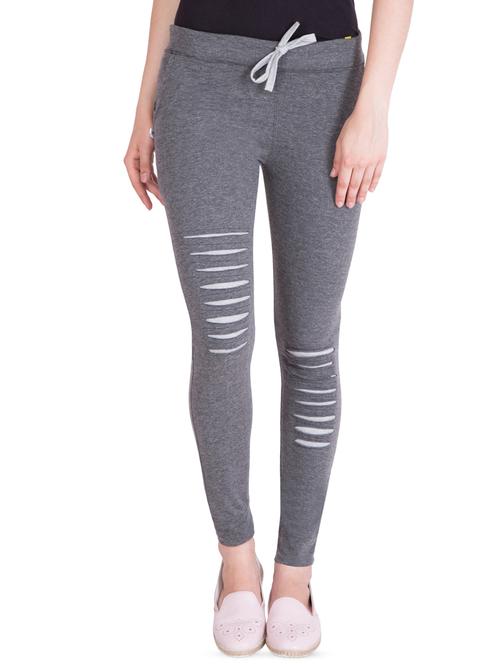 drawstring waist solid track pant - 16658548 - Very Small Image - 1