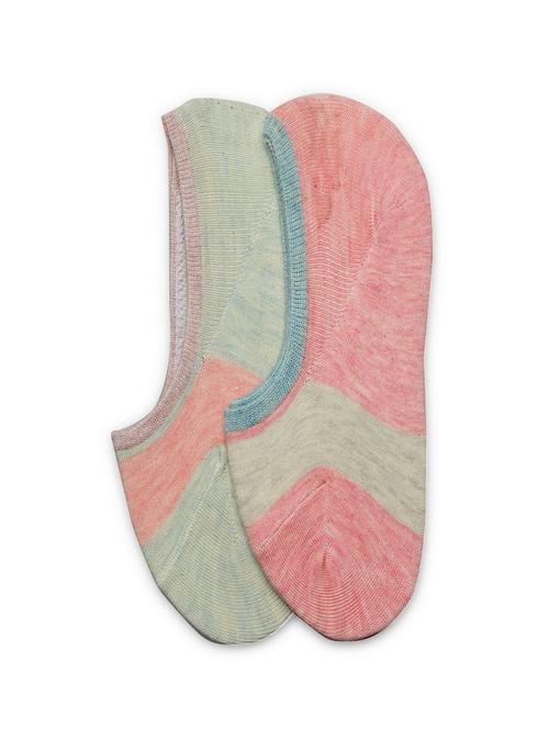 j style women's cotton and nylon pack of 2 socks - 16659629 - Very Small Image - 1