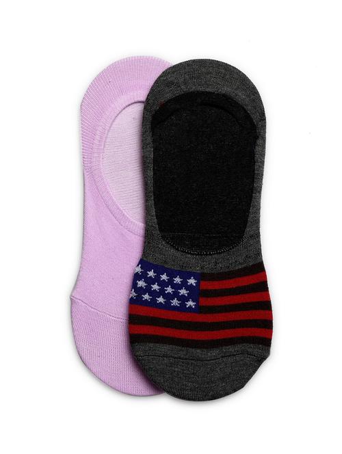 j style women's cotton and nylon pack of 2 socks - 16659631 - Very Small Image - 1
