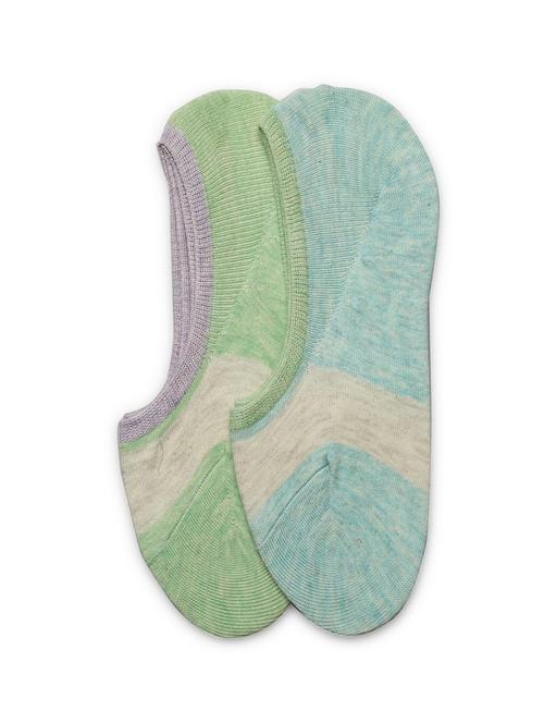j style women's cotton and nylon pack of 2 socks - 16659633 - Very Small Image - 1
