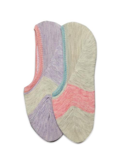 j style women's cotton and nylon pack of 2 socks - 16659634 - Very Small Image - 1